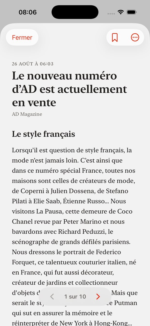 Aurore — L'article, sorti de sa page.