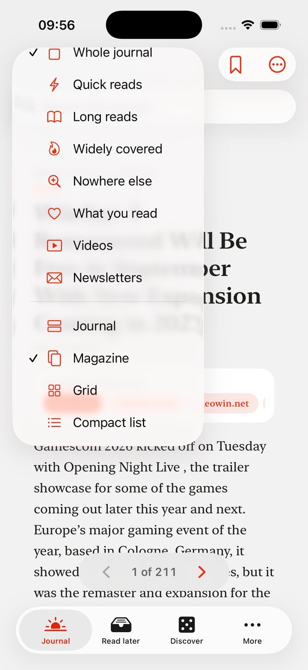 Aurore — The paper filtered: short reads, videos, newsletters.